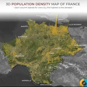 Lire la suite à propos de l’article Densité de la France : petite plongée dans la démographie d’un pays de peuplement historique