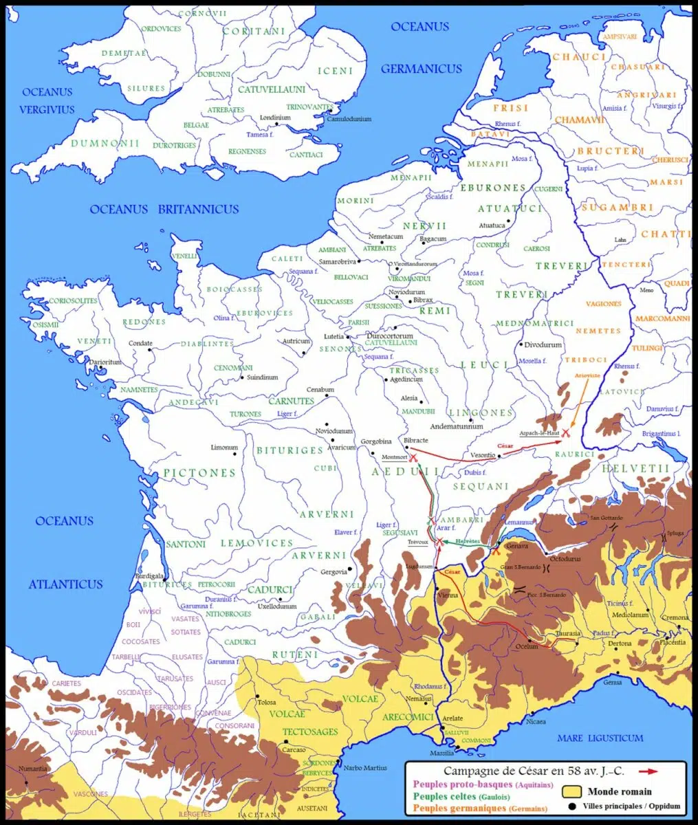 You are currently viewing Les peuples de Gaule à la veille de l’annexion romaine [L’Histoire en cartes]