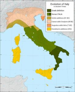 Lire la suite à propos de l’article L’évolution des frontières de l’Italie romaine