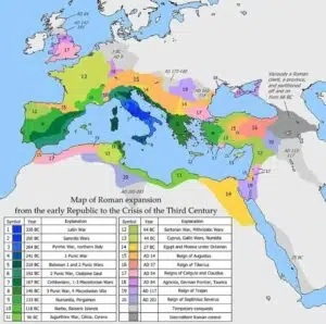 Lire la suite à propos de l’article L’expansion de la République puis de l’Empire romain