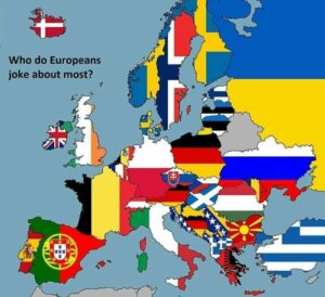 Lire la suite à propos de l’article Who do Europeans joke about most ?