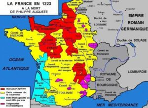 Lire la suite à propos de l’article Le royaume de France en 1223 (à la mort de Philippe Auguste)