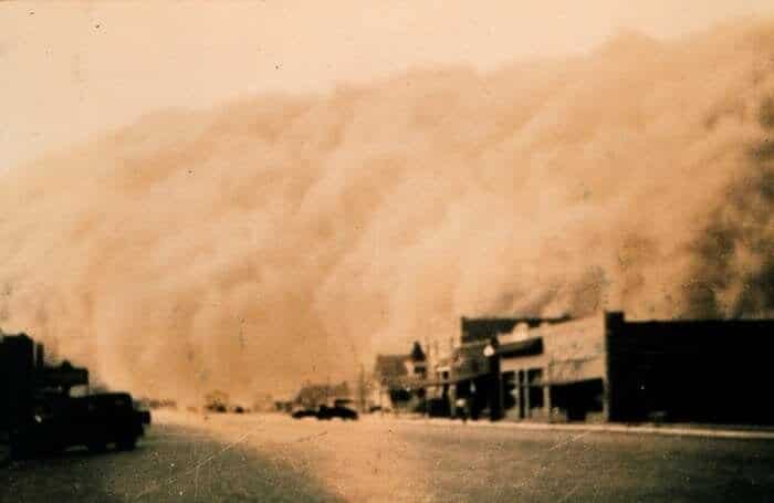 Photographies du "Dust Bowl" prises au Texas, en 1935