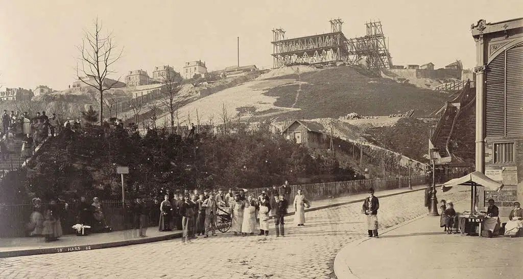 Le Vieux Montmartre photographié en 1882