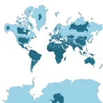 [L’histoire en cartes] Les pays du monde à leur taille réelle