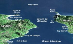 Lire la suite à propos de l’article Vue 3D du détroit de Gibraltar (article-cartes)