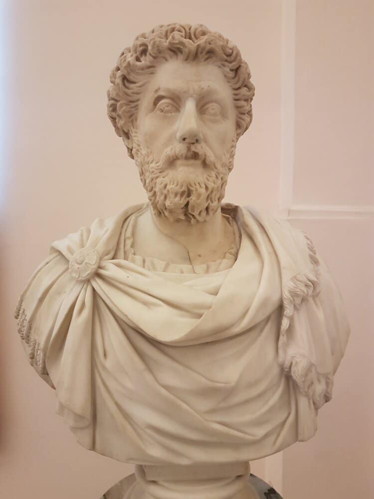 Buste de Marc-Aurèle, l'empereur philosophe (musée archéologique national de Naples)