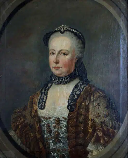 Portrait de Marie-Thérèse d'Autriche, principale protagoniste de la guerre de Succession d'Autriche