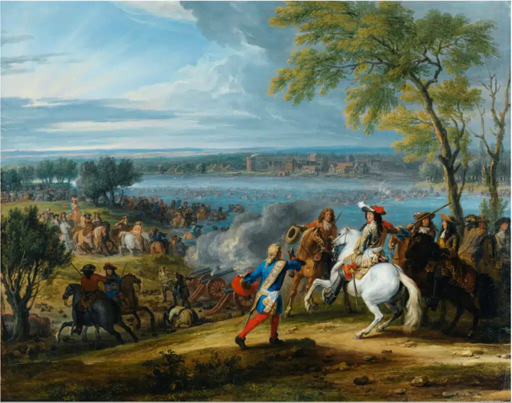 Le passage du Rhin par l'armée française de Louis XIV (1672), durant la guerre de Hollande