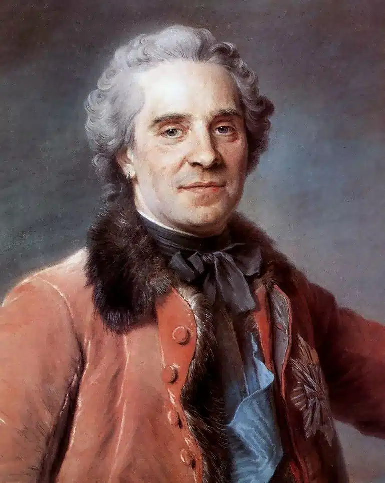 Portrait de Maurice de Saxe (1696-1750), grand général français de la guerre de Succession d'Autriche (1740-1748)