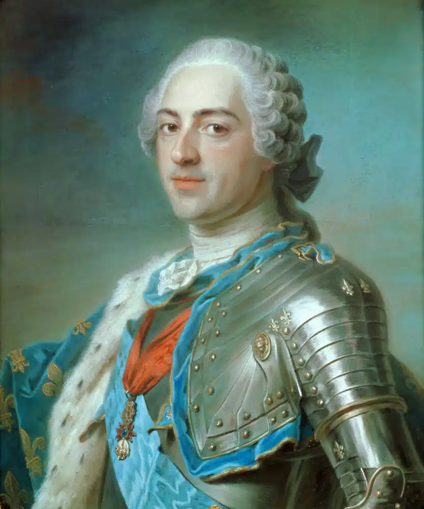 Portrait de Louis XV à l'époque de la guerre de Succession d'Autriche