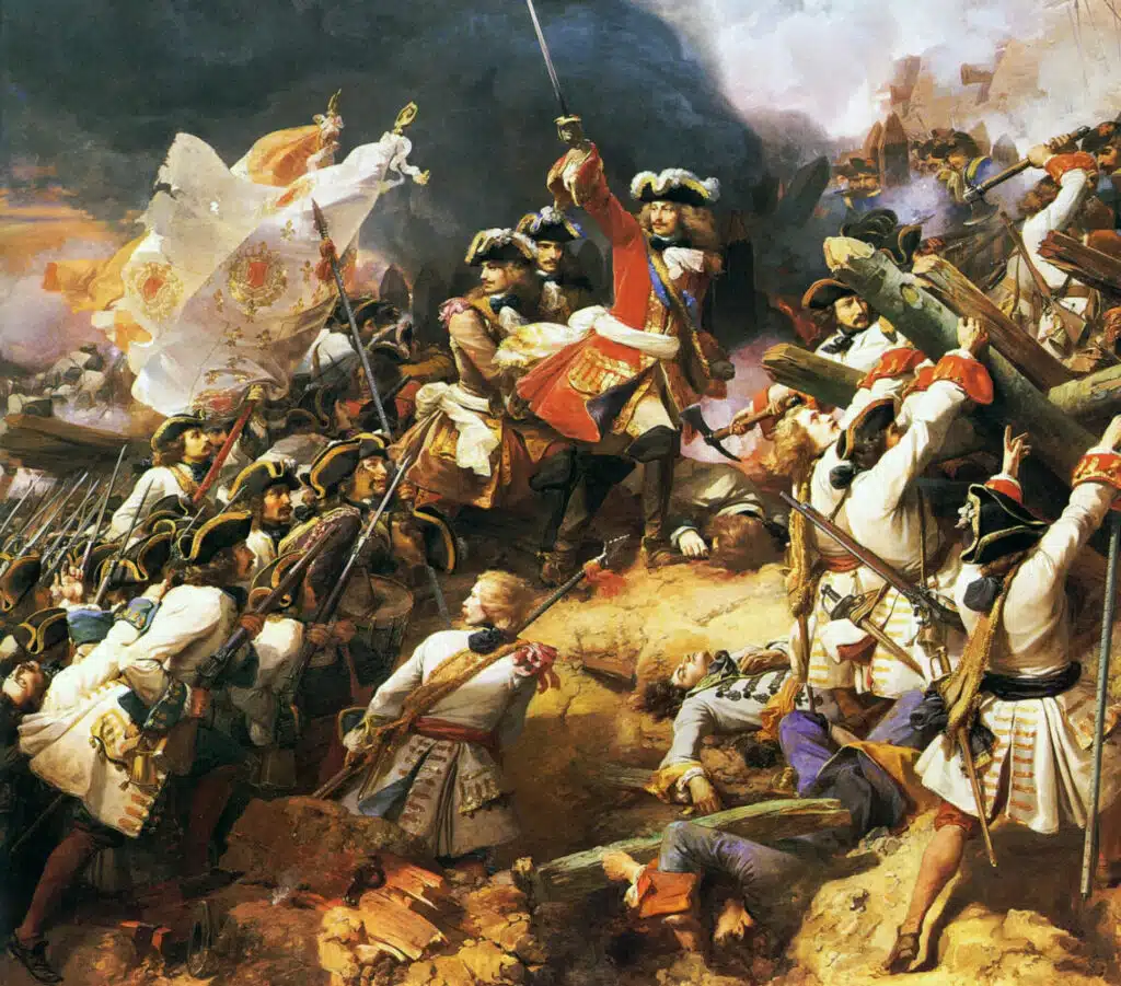 La bataille de Denain (1712), victoire française majeure durant la guerre de Succession d'Espagne