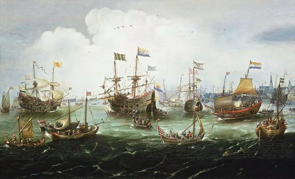 Fondation de la Compagnie des Indes orientales néerlandaise (VOC) en 1602