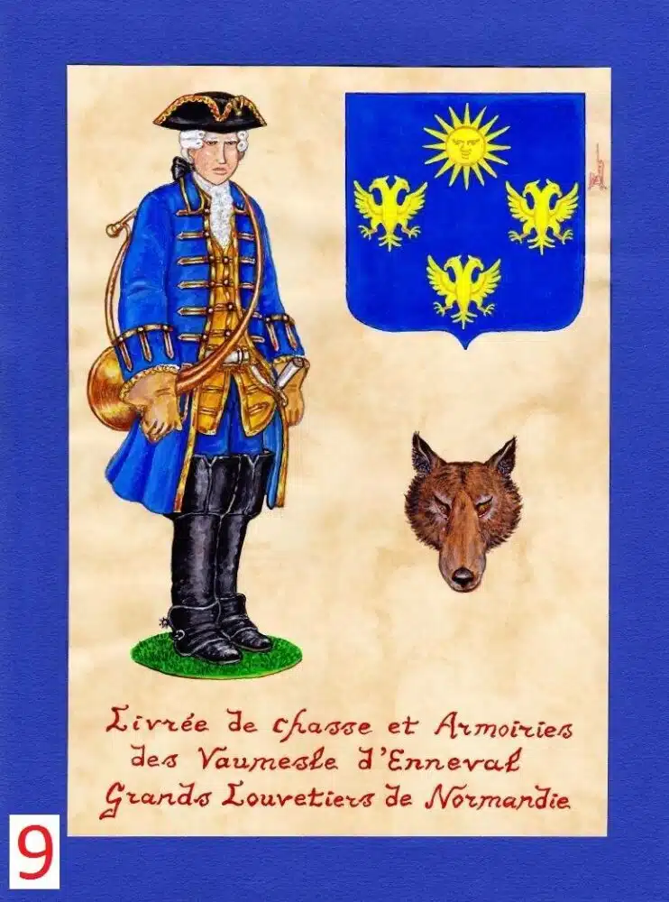 Jean-Charles-Marc-Antoine de Vaumesle d'Enneval (illustration de Patrick-Pierre-Louis Berthelot)