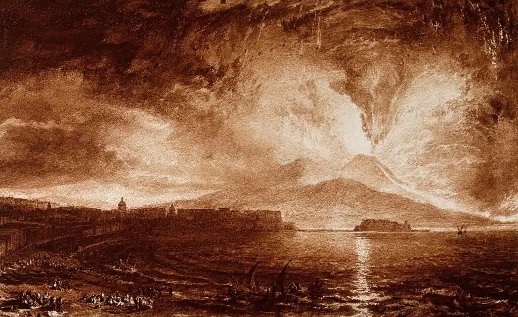 Le Vésuve en éruption (peinture de William Turner)