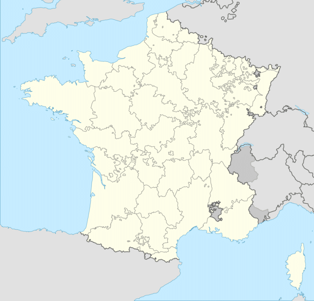 Carte des généralités du royaume de France en 1789