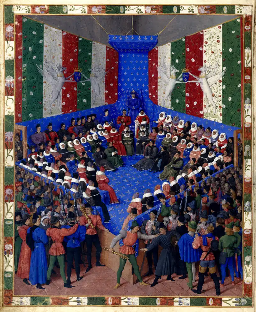 Lit de justice sous le règne du roi Charles VII (1458)