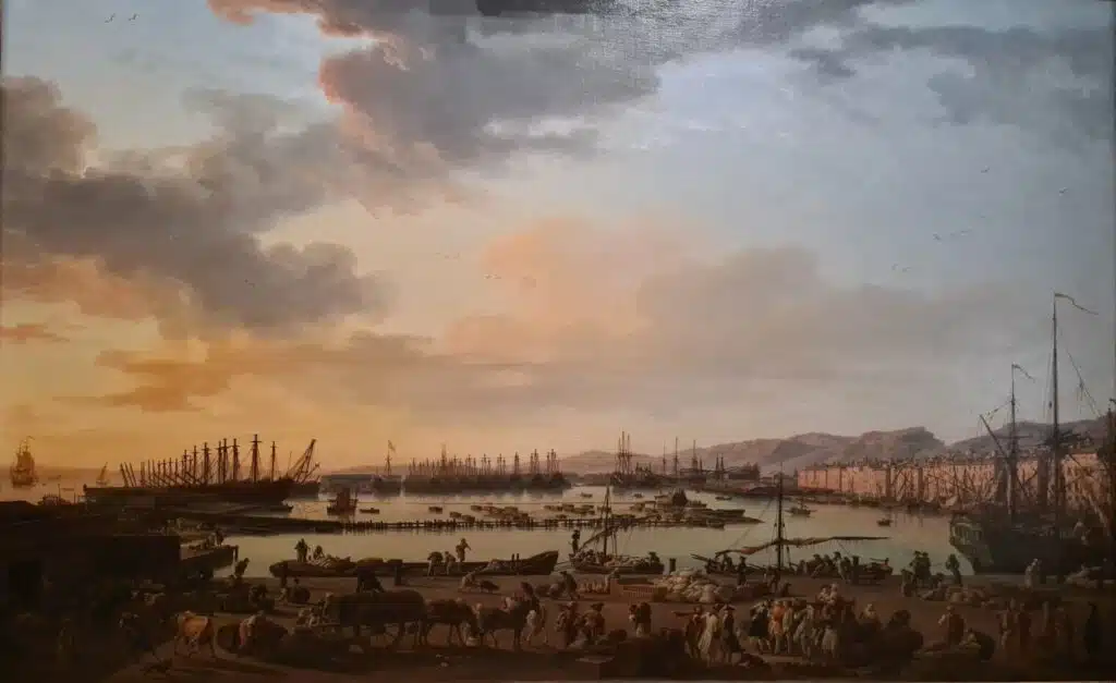 Le port de Toulon au milieu du XVIIIe siècle (peinture de Joseph Vernet)