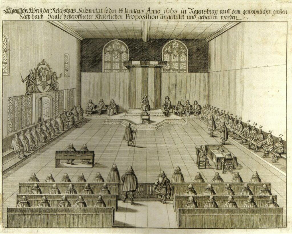 La diète de Ratisbonne en 1663