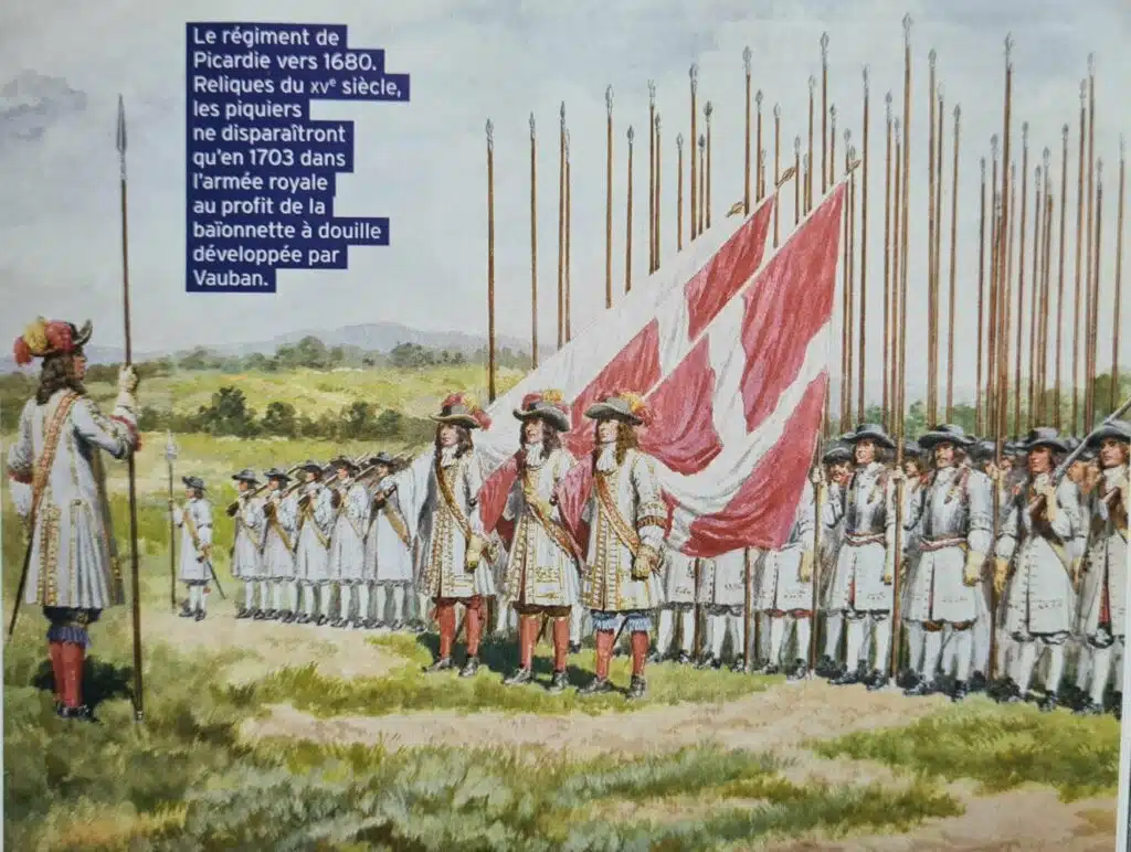 Le régiment de Picardie vers 1680 (© Guerres & Histoire)